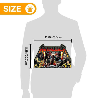 New Arrival Metallica Remastered Pinball Topper USB plug Dimmer Led 3D Lightbox FYLZGO Signs