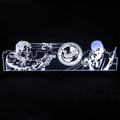 24 Pinball Topper 3D Acrylic RGB LED Topper, for Pinball Machine, Pinball Topper FYLZGO Signs