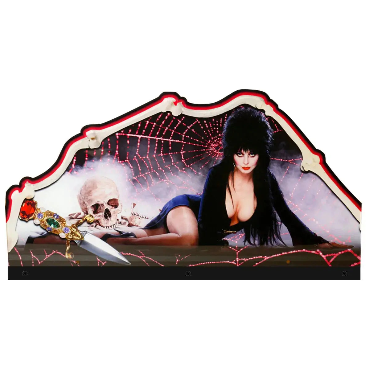 Elvira's Party Monsters Pinball Acrylic LED Topper, for Midway Pinball Machine, Pinball Topper FYLZGO Signs