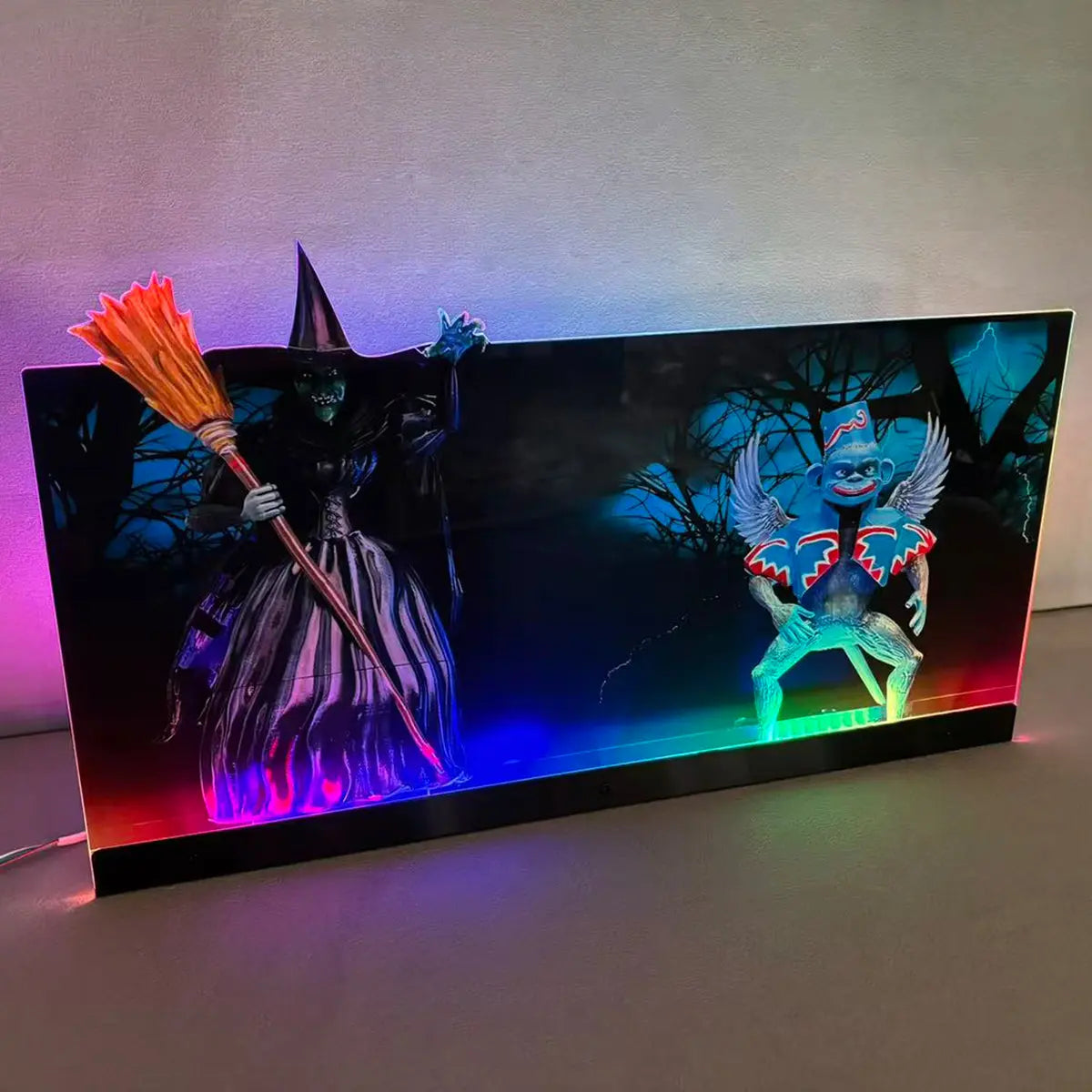The Wizard of Oz Topper, Pinball topper 3D Acrylic LED Topper, for Jersey Jack Pinball Machine, Pinball Topper FYLZGO Signs