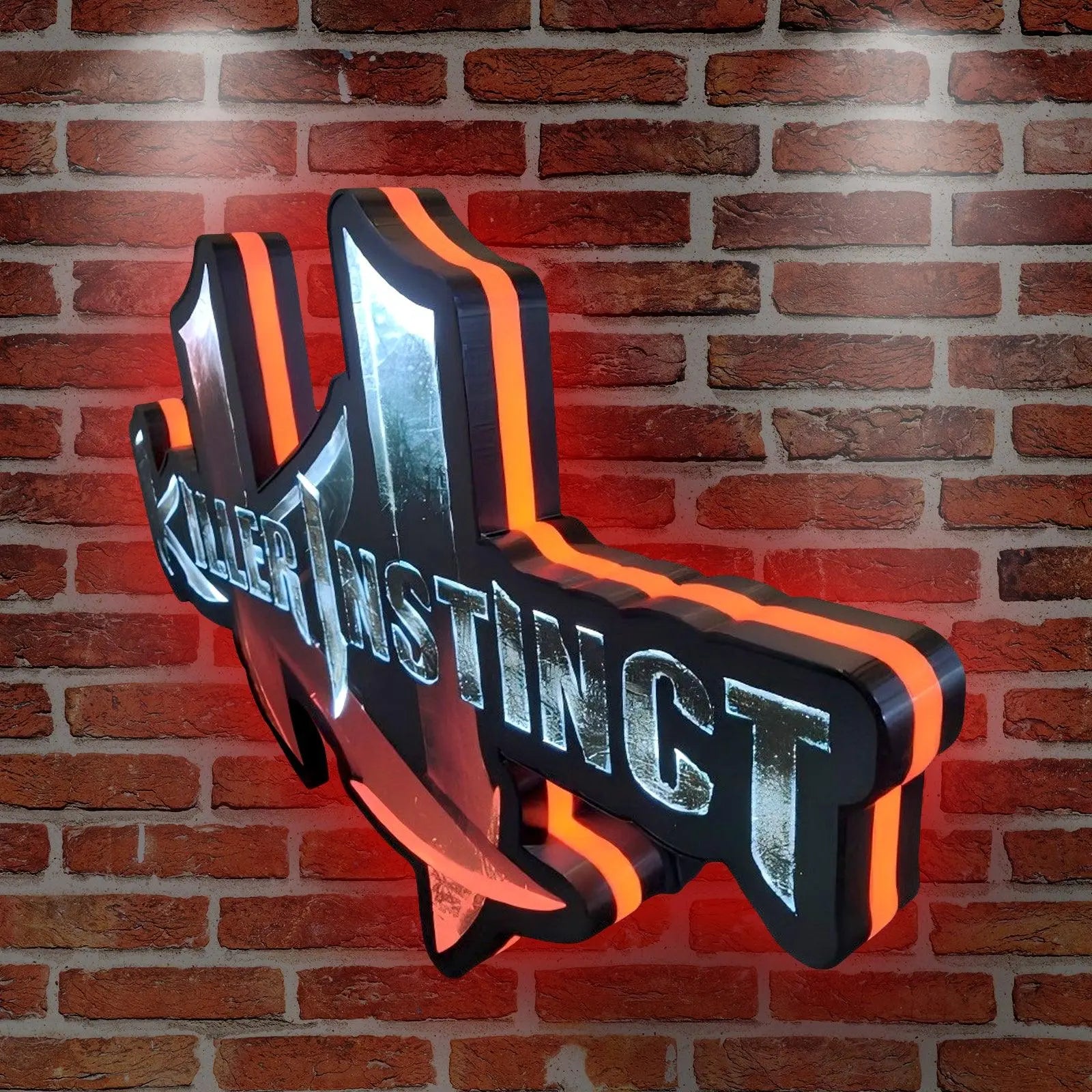 Combo Breaker 2K13 Killor Instint 3D Printed LED Lightbox for Gaming Room Decor FYLZGO Signs