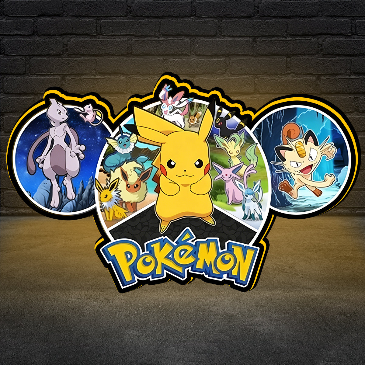 New Arrival Pokemon Pinball Topper for Pinball Machine, 3D Printed Lightbox USB Powered & Full Dimmable NEOUNIK Signs