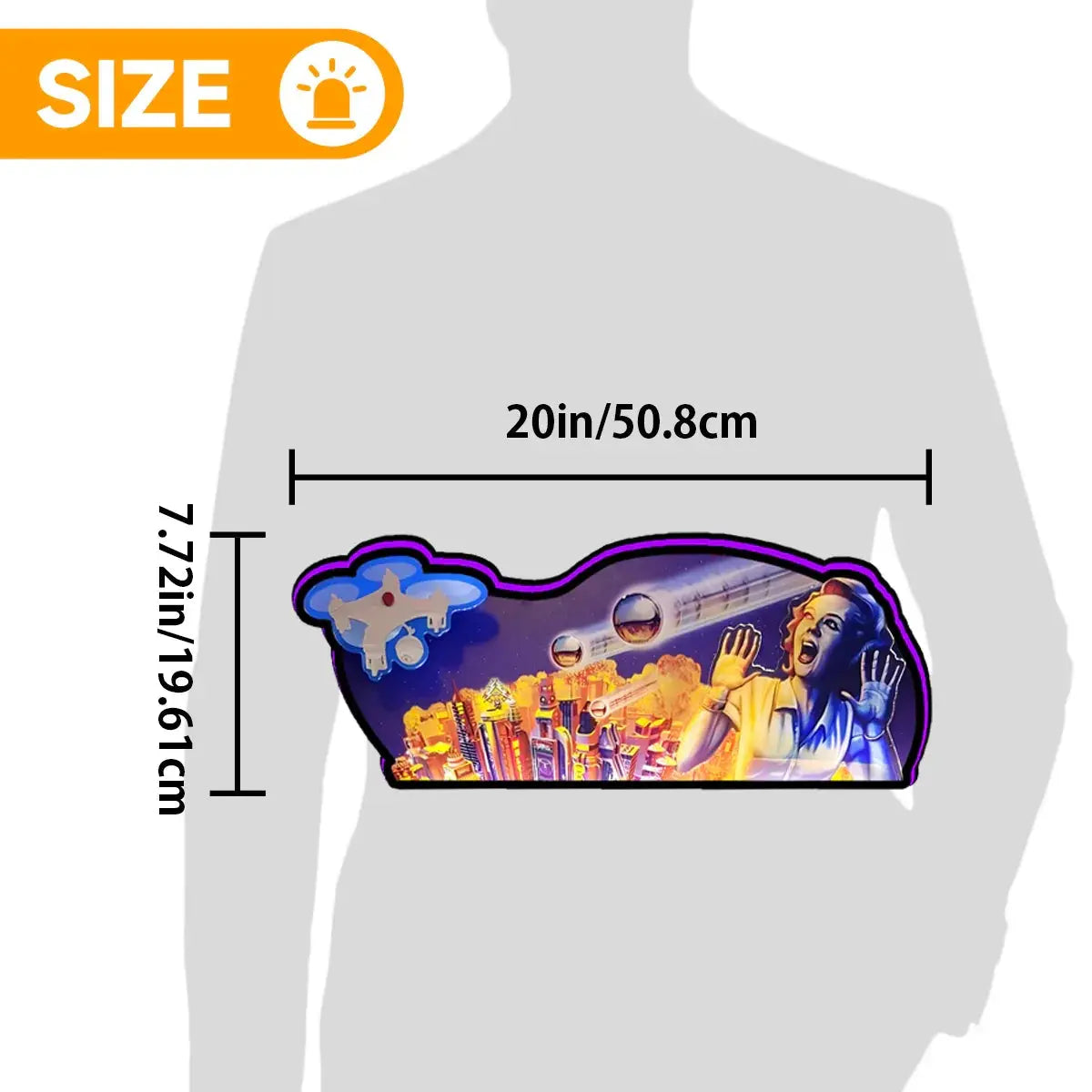 Dialed In Pinball Topper LED Lightbox, 3D Printed Lightbox  for Limited Edition Pinball Machine Jersey Jack Pinball FYLZGO Signs