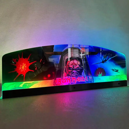 Iron Maiden Pinball Topper 3D Acrylic LED Topper, For  Pinball Mahine, Pinball Topper FYLZGO Signs