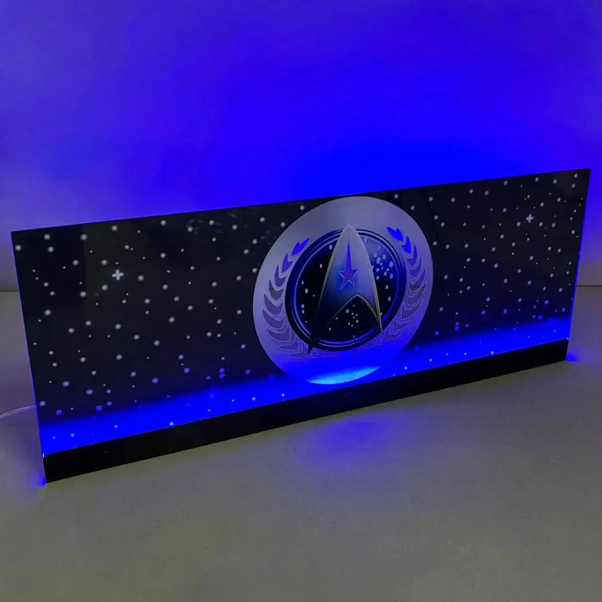 Star Trek Pinball Topper, Pinball topper 3D Acrylic LED Topper, for Bally Pinball Machine, Pinball Topper FYLZGO Signs