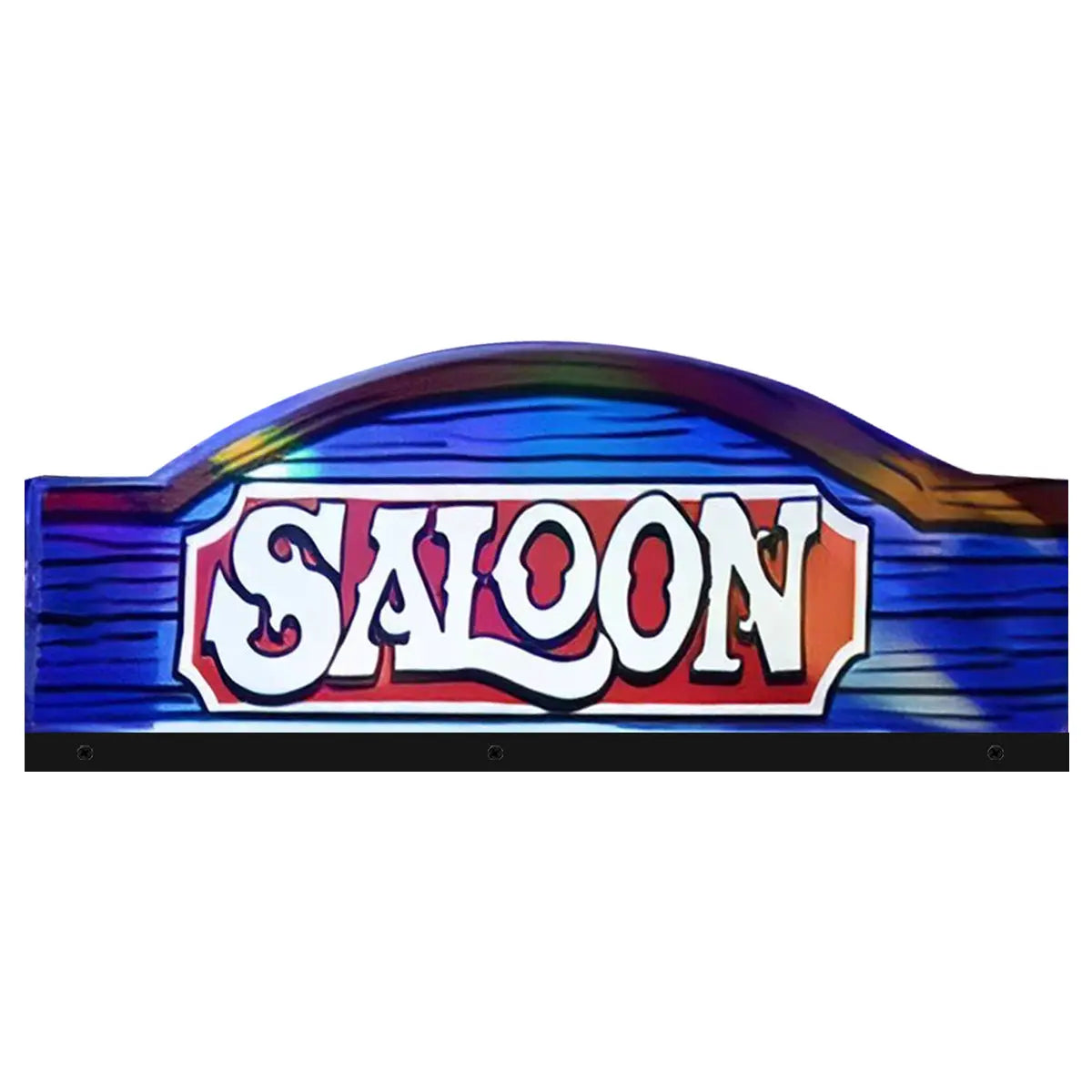 Wild West Saloon 3D Acrylic RGB LED Topper, For Pinball Game Room Decor, Mans Cave Decor FYLZGO Signs