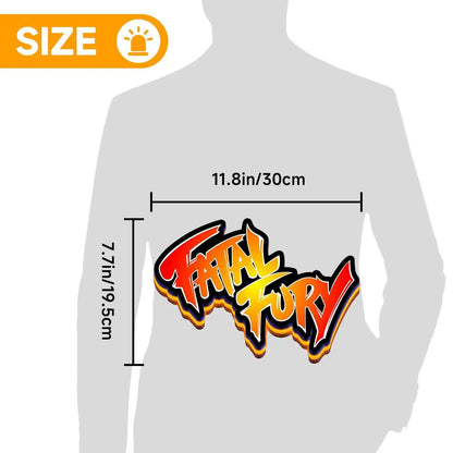 Garō Densetsu Fatal Fury 3D Printed LED Lightbox for Gaming Room Decor FYLZGO Signs