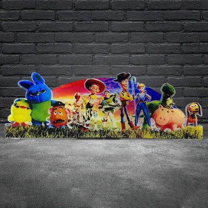 Toy Story 4 Pinball Acrylic LED Topper, for Jersey Jack Pinball Machine, Pinball Topper FYLZGO Signs