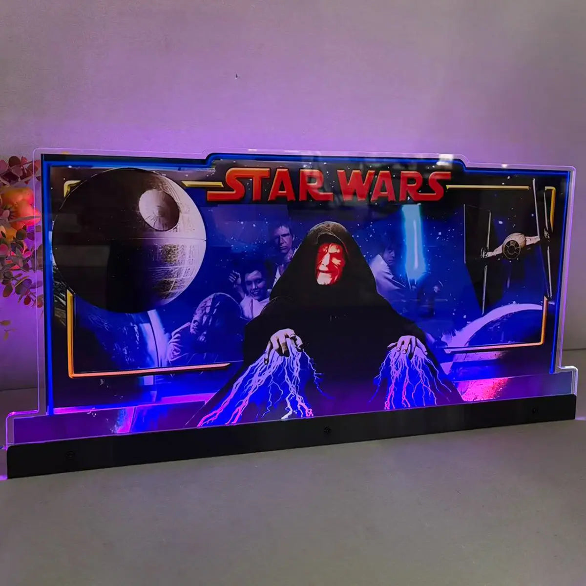 Star Wars Sith Lord Pinball Topper 3D Acrylic LED Topper, for  Pinball Machine, Pinball Topper FYLZGO Signs