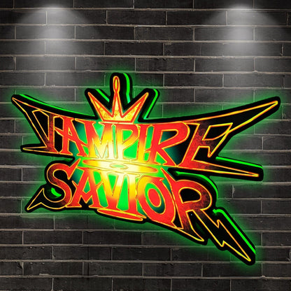 Custom Vampire Savior The Lord of Vampir Logo LED 3D Print Lightbox FYLZGO Signs