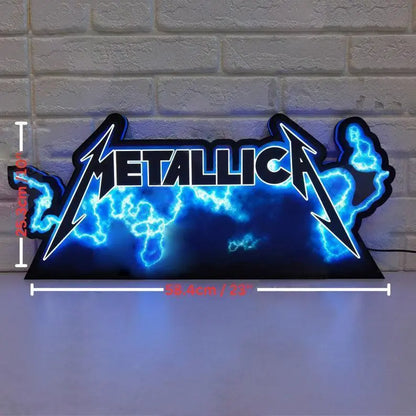 The Metallica Pinball LED Lightbox, The Metallica Pinball Topper, USB powered and with Dimming Function, design for Stern Pinball FYLZGO Signs