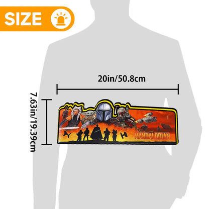 The Mandalorian Pinball Topper LED Lightbox, Pinball Arcade Decor, for The Stern Pinball Machine Topper FYLZGO Signs