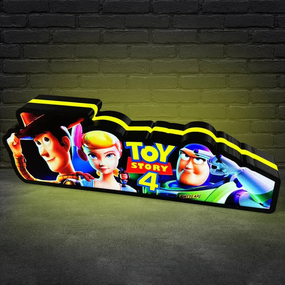 Toy Stroy 4 Pinball Topper LED Lightbox, 3D Printed Lightbox Rock Your Game FYLZGO Signs