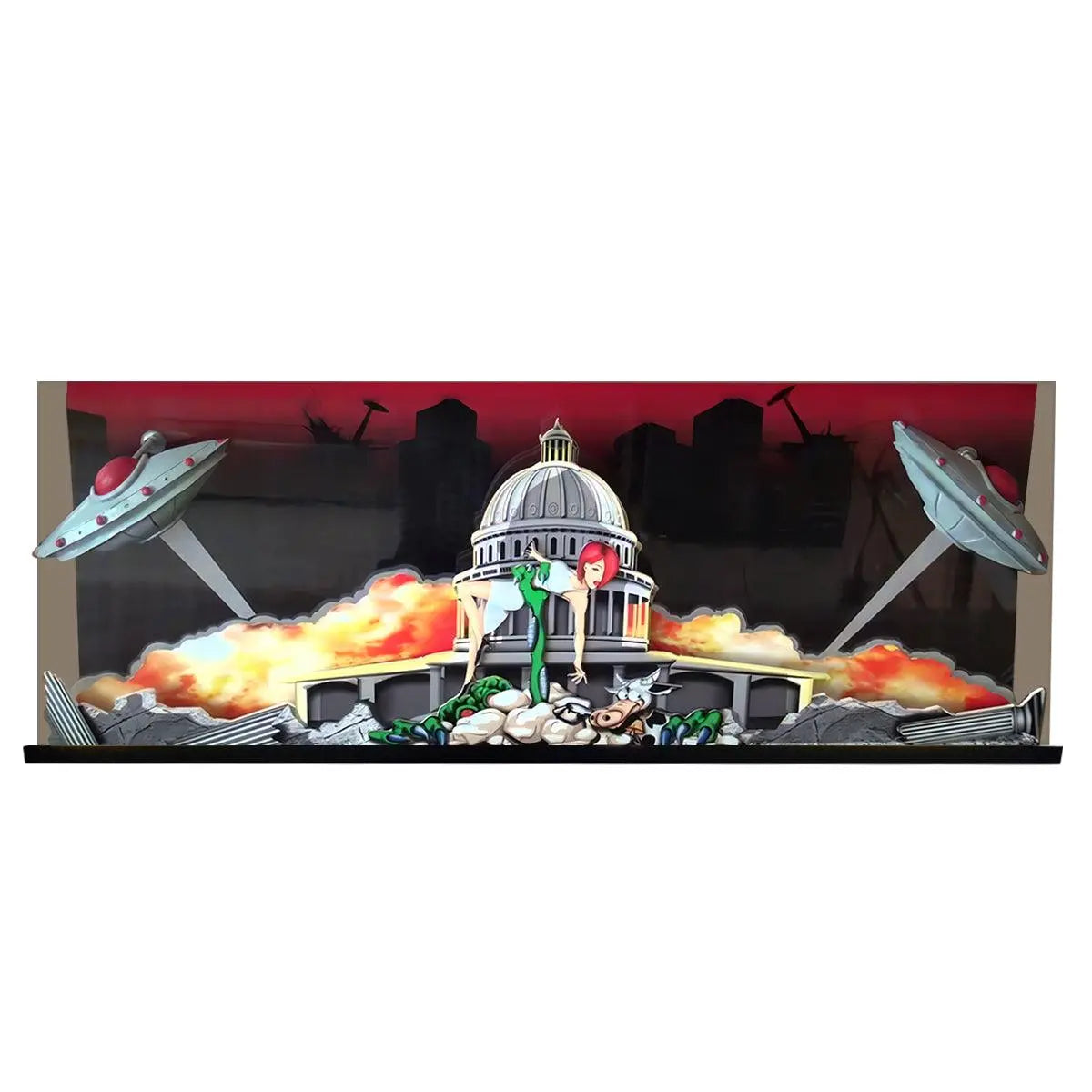 Attack or Revenge From Mars Topper Pinball Machine 3D Acrylic LED Topper, for Pinball Machine, Pinball Topper FYLZGO Signs