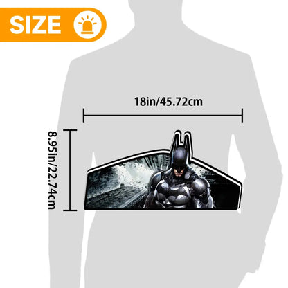 Batman Dark Knight Pinball Topper, 3D Printed Lightbox Powered by USB Band Dimm Wall Art Decor Man's Cave FYLZGO Signs