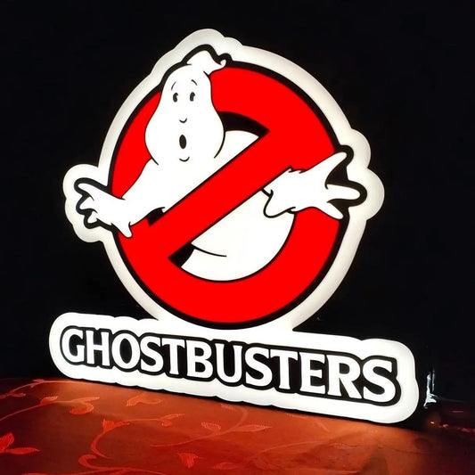 Ghostbusters With Logo Light Box USB Powered with Dimming Control Perfect Decoration FYLZGO Signs