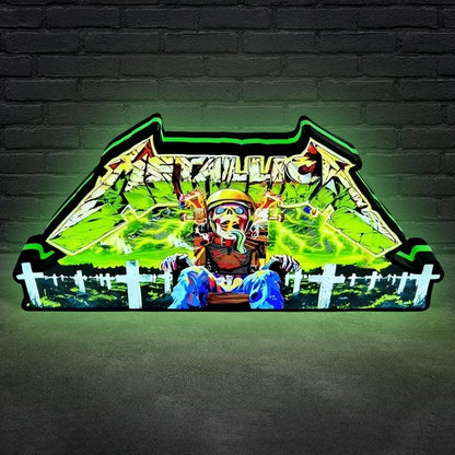 Metallica Remastered Sparky Pinball Topper 3D Printed Lightbox FYLZGO Signs