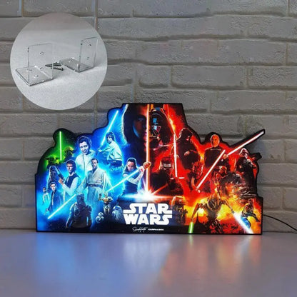 Star Wars Pinball LED Lightbox, Star Wars Pinball Topper, USB powered and with Dimming Function, design for Stern Star Wars Pinball FYLZGO Signs