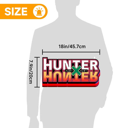 Hunter X 3D Printed LED Lightbox for Gaming Room Decor FYLZGO Signs