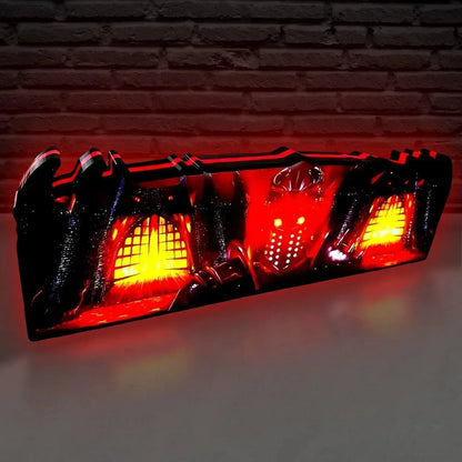 New Arrival exclusive Black Knight Pinball Topper with Eye 3D printed lightbox , Dimmable, and USB powered FYLZGO Signs