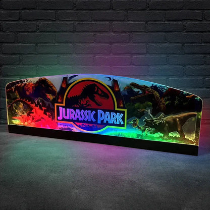 Jurassic Park Stern Pinball Topper 3D Acrylic LED Topper, For Stern Pinball Machine, Pinball Topper FYLZGO Signs