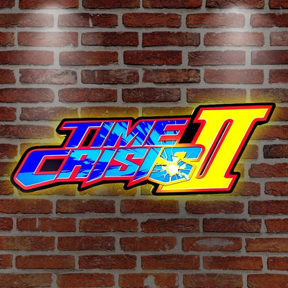 Crisis II 3D Printed LED Lightbox for Gaming Room Decor FYLZGO Signs