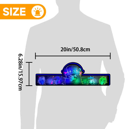 Guns Roses Pinball Topper, 3D LED Lightbox for JJP  Rock Your Pinball Game FYLZGO Signs