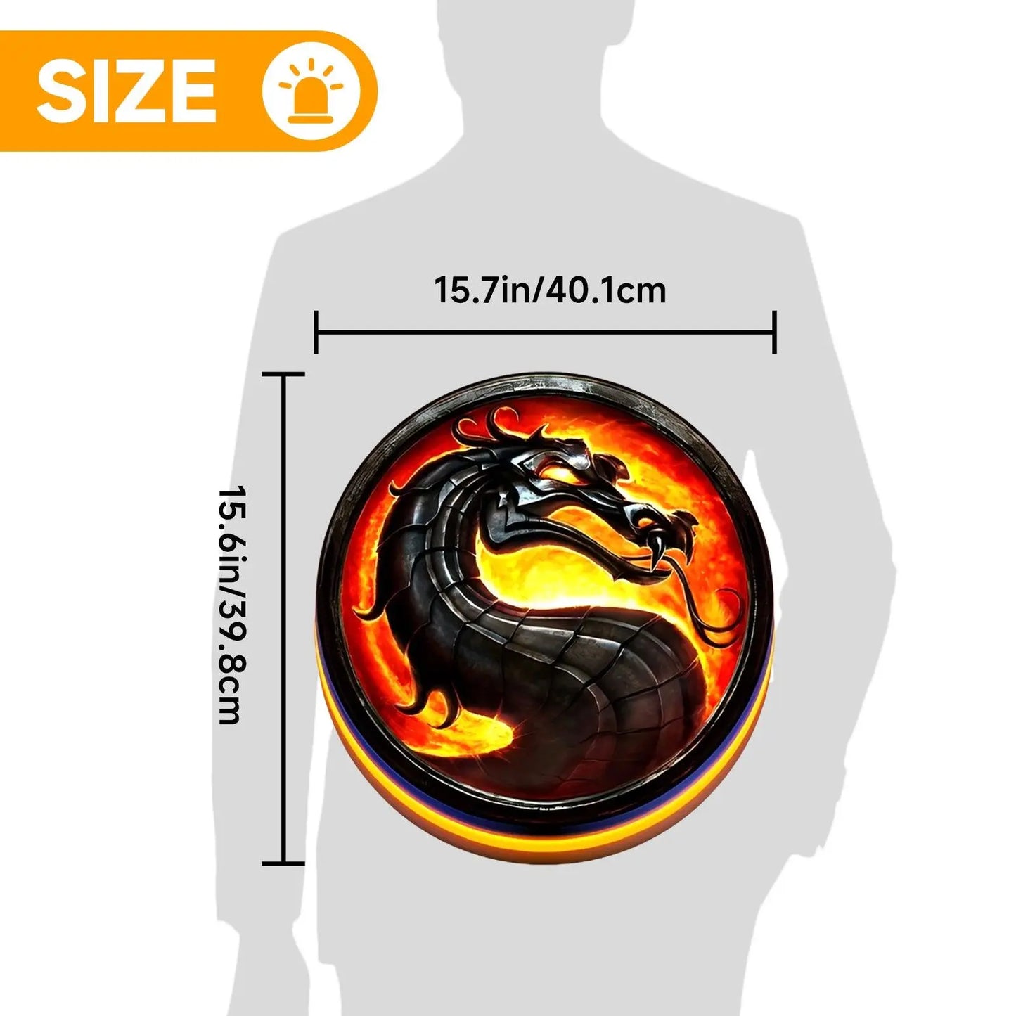 MK9 Mortal Kombat 3D Printed LED Lightbox for Gaming Room Decor FYLZGO Signs
