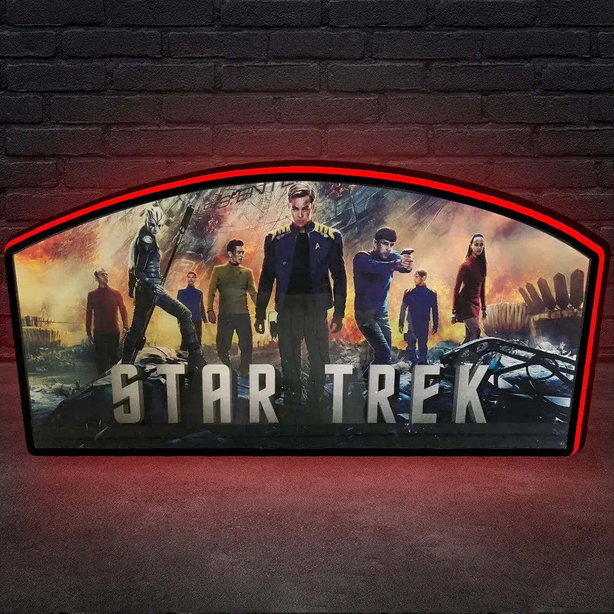 Star Trek  3D Printed Lightbox Powered by USB Band Dimm Wall Art Decor Man's Cave FYLZGO Signs