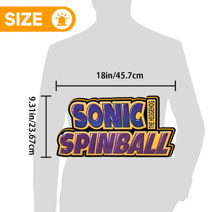 Sonic Pinball Topper Lightbox for Sega Pinball Machine, Arcade Gaming Light box for Man's Cave FYLZGO Signs
