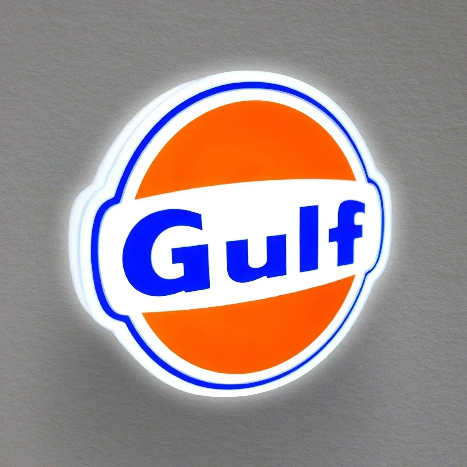 Custom Business Sign Gulf Gas Logo 3D Lightbox FYLZGO Signs