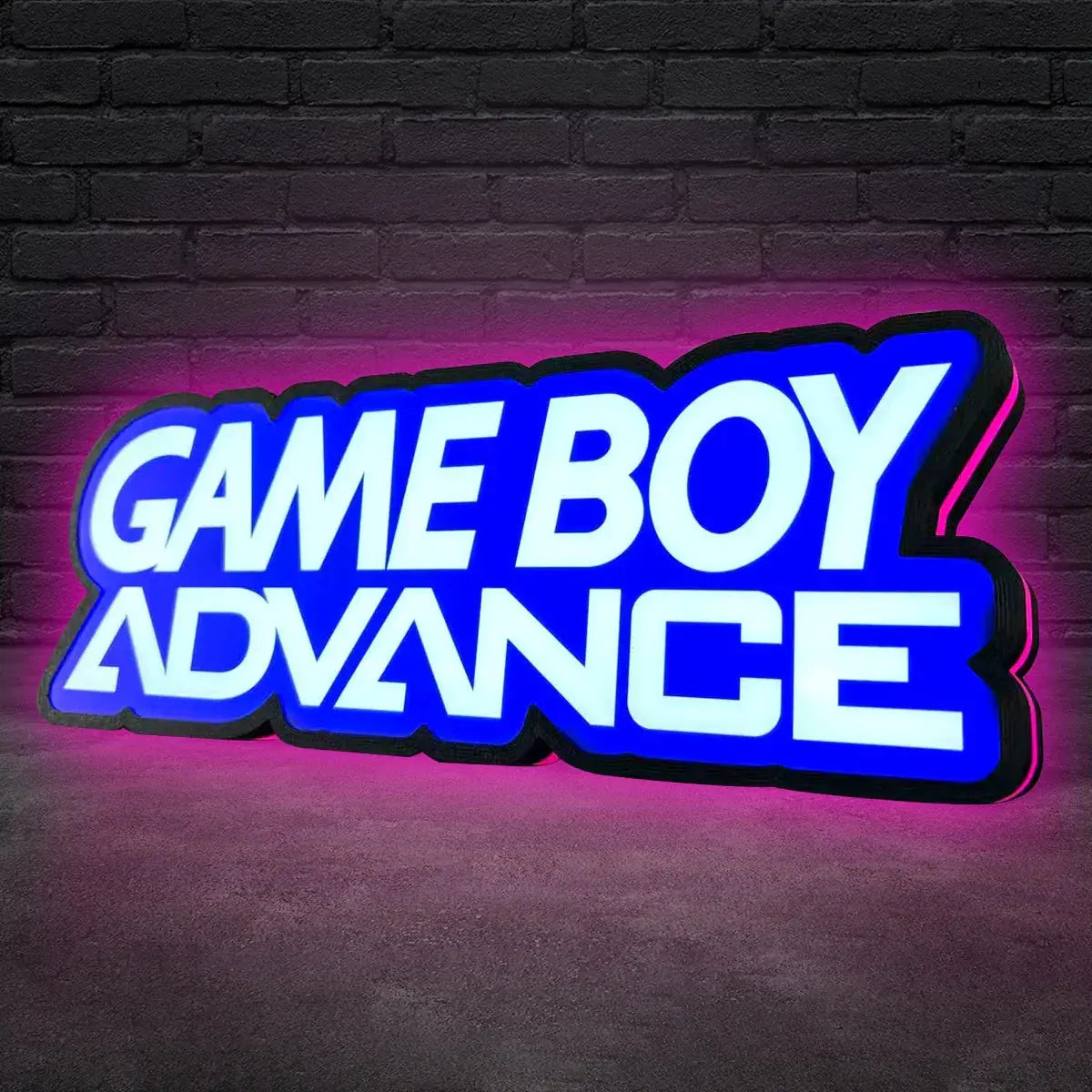 Gameboy advance Logo LED Light Box, Perfect for Game Room FYLZGO Signs