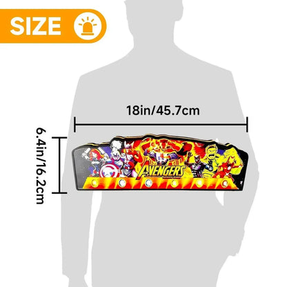 New Arrival Avengers Infinity Quest Pinball Topper 3D printed lightbox art Marvel LED, Dimmable, and USB powered FYLZGO Signs