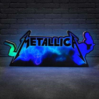 The Metallica Pinball LED Lightbox, The Metallica Pinball Topper, USB powered and with Dimming Function, design for Stern Pinball FYLZGO Signs