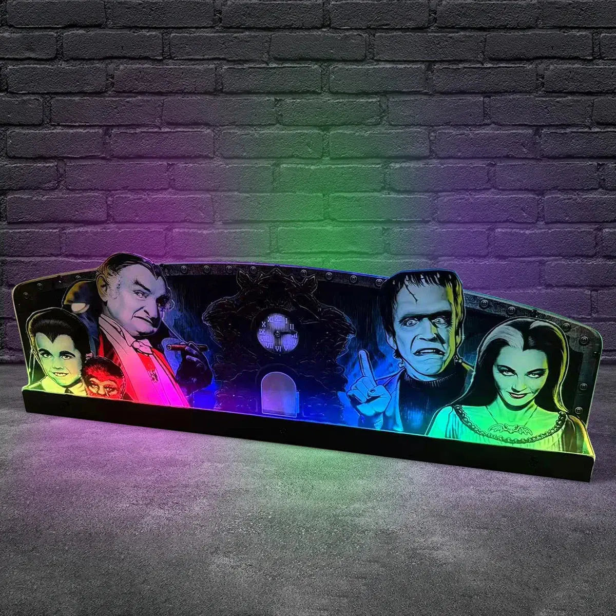 The Munsters Topper 3D Acrylic LED Topper, For Stern Pinball Mahine, Pinball Topper FYLZGO Signs