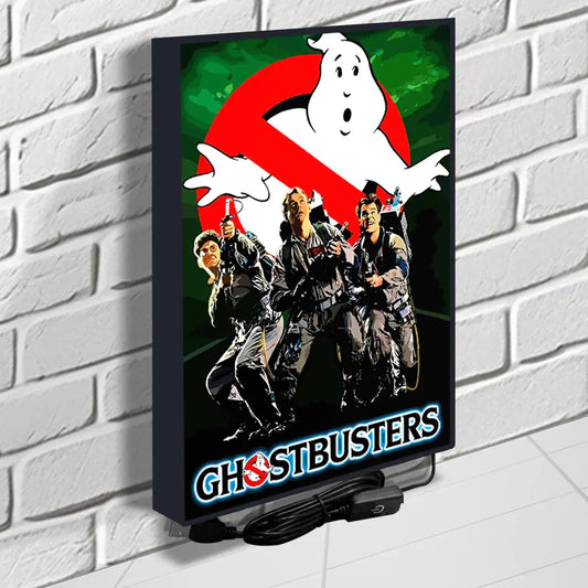 Ghostbuster Frozen Empire Movie Poster LED Light Box (LED Light Box), Ghostbusters 3D Lightbox FYLZGO Signs