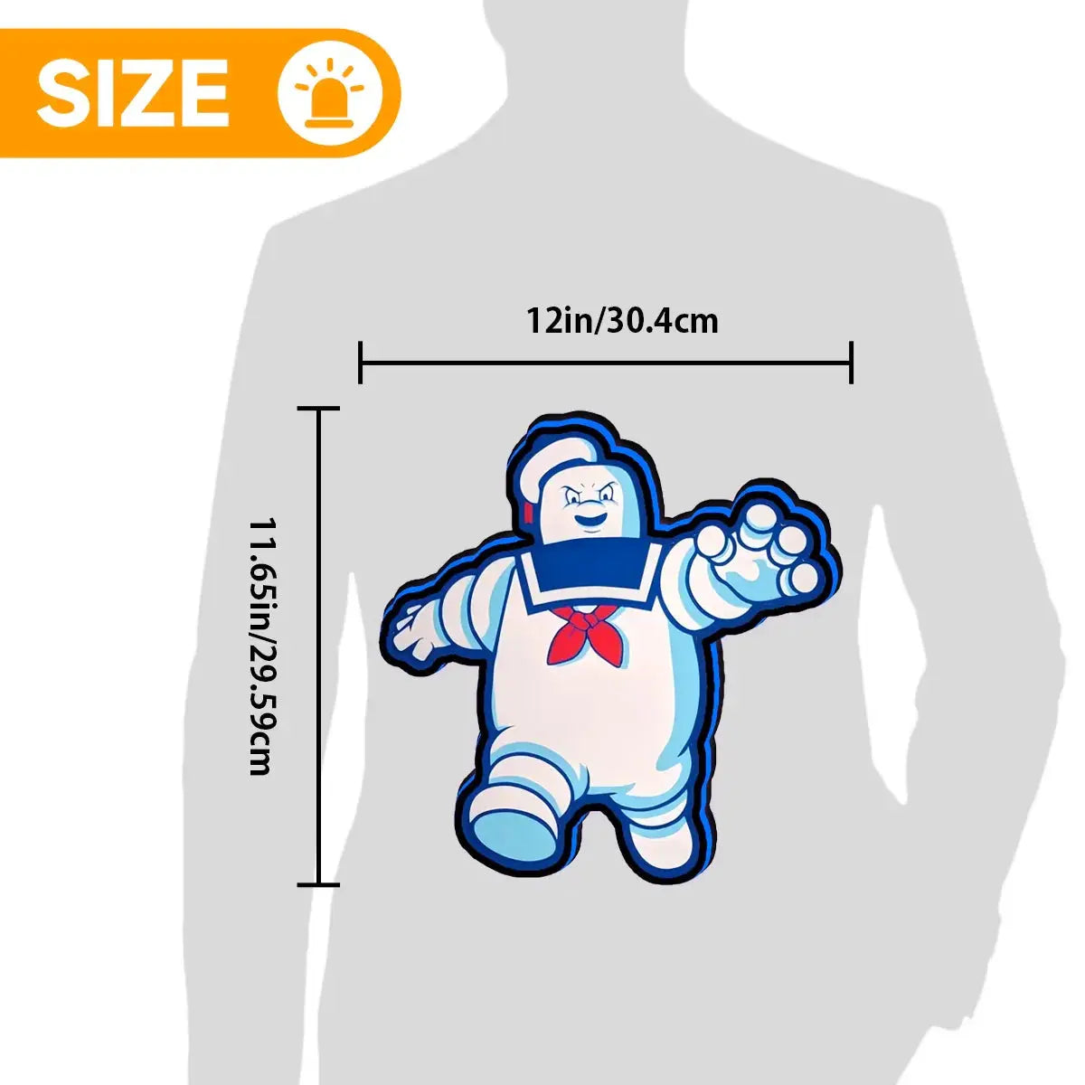 Ghostbusters Stay Puft 3D Lightbox USB Powered with Dimming Control Perfect Decor FYLZGO Signs