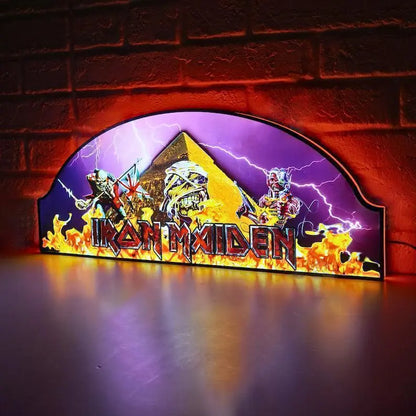 Iron Maiden Pinball Topper, LED Pinball Topper with Dimming Function and USB powered, Design for Stern Iron Maiden Pinball FYLZGO Signs