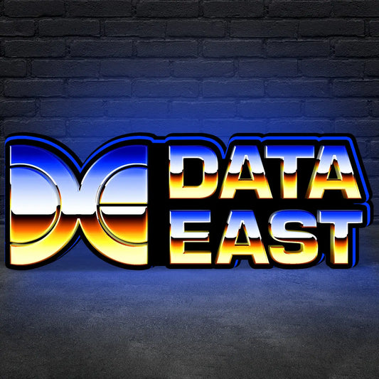 Data East Logo Led lightbox for Pinball Machine, 3D Printed Lightbox USB Powered & Full Dimmable FYLZGO Signs