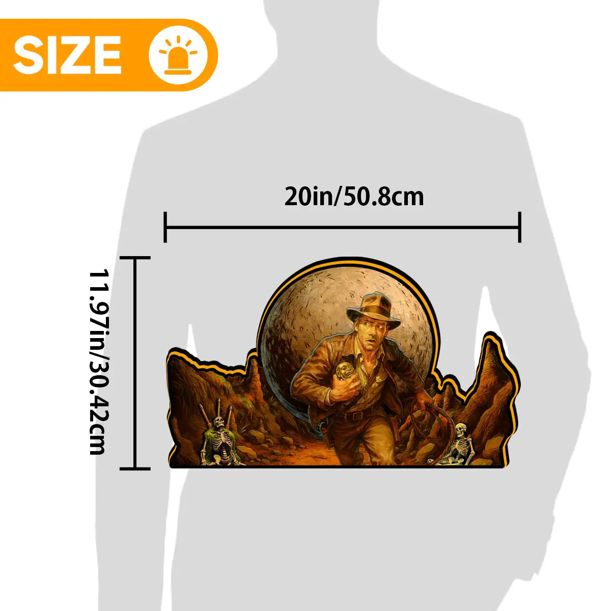 Indiana Jones Pinball Topper Lightbox Arcade Gaming Light box for Man's Cave FYLZGO Signs