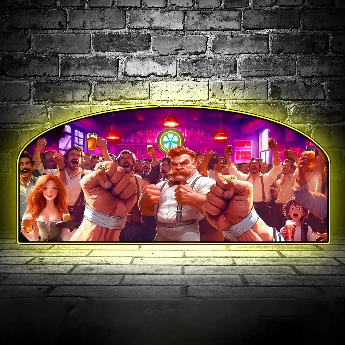 Champion Pub Pinball Topper 3D Printed Lightbox, Arcade Game Lightbox USB plug Dimmer FYLZGO Signs