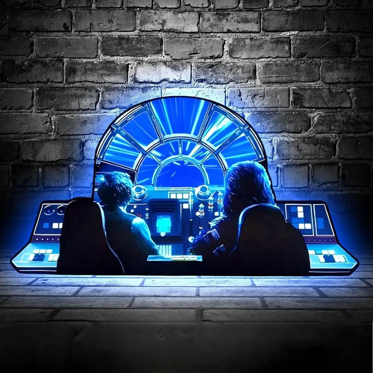 Star Wars Millennium Falcon Topper LED Lightbox, Pinball Arcade Decor, Perfect for Game Room or Pinball Machine FYLZGO Signs