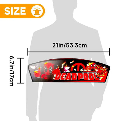 New Arrival Deadpool Pinball LED Lightbox, Deadpool Pinball Topper, Dimmable, and USB powered FYLZGO Signs