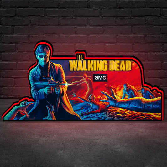 Walking Dead Pinball 3D LED Light Box, for Stern Pinball Arcade Game fans,  Pinball Arcade Decor FYLZGO Signs