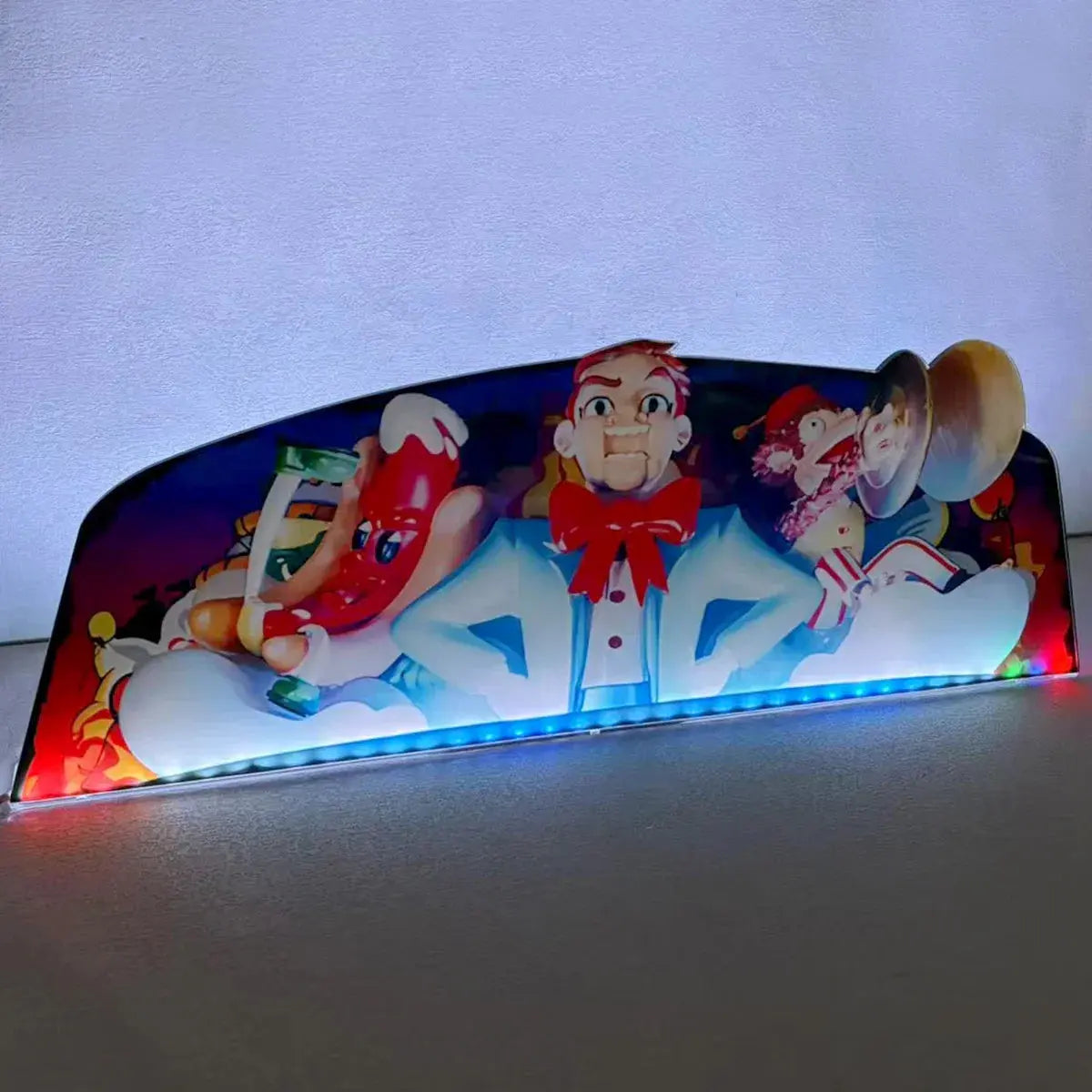 Funhouse 2.0 Pinball Acrylic LED Topper, for Pinball Machine, Pinball Topper FYLZGO Signs