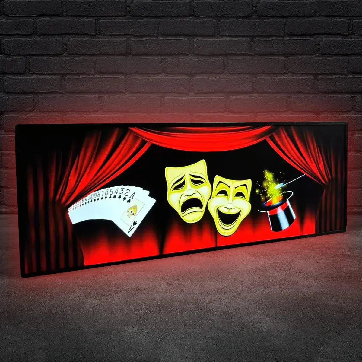 Theatre of Magic Pinball Topper LED Lightbox,  3D Printed Lightbox Rock Your Game FYLZGO Signs