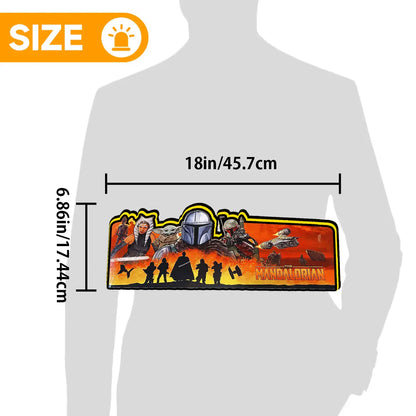 The Mandalorian Pinball Topper LED Lightbox, Pinball Arcade Decor, for The Stern Pinball Machine Topper FYLZGO Signs