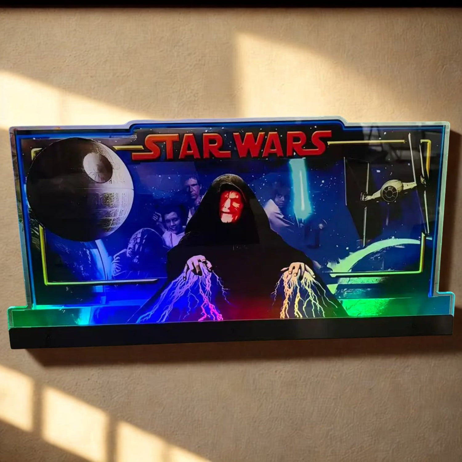 Star Wars Sith Lord Pinball Topper 3D Acrylic LED Topper, for  Pinball Machine, Pinball Topper NEOUNIK Signs