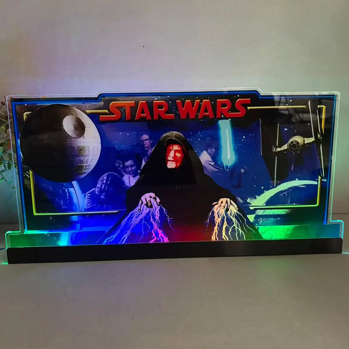 Star Wars Sith Lord Pinball Topper 3D Acrylic LED Topper, for  Pinball Machine, Pinball Topper FYLZGO Signs