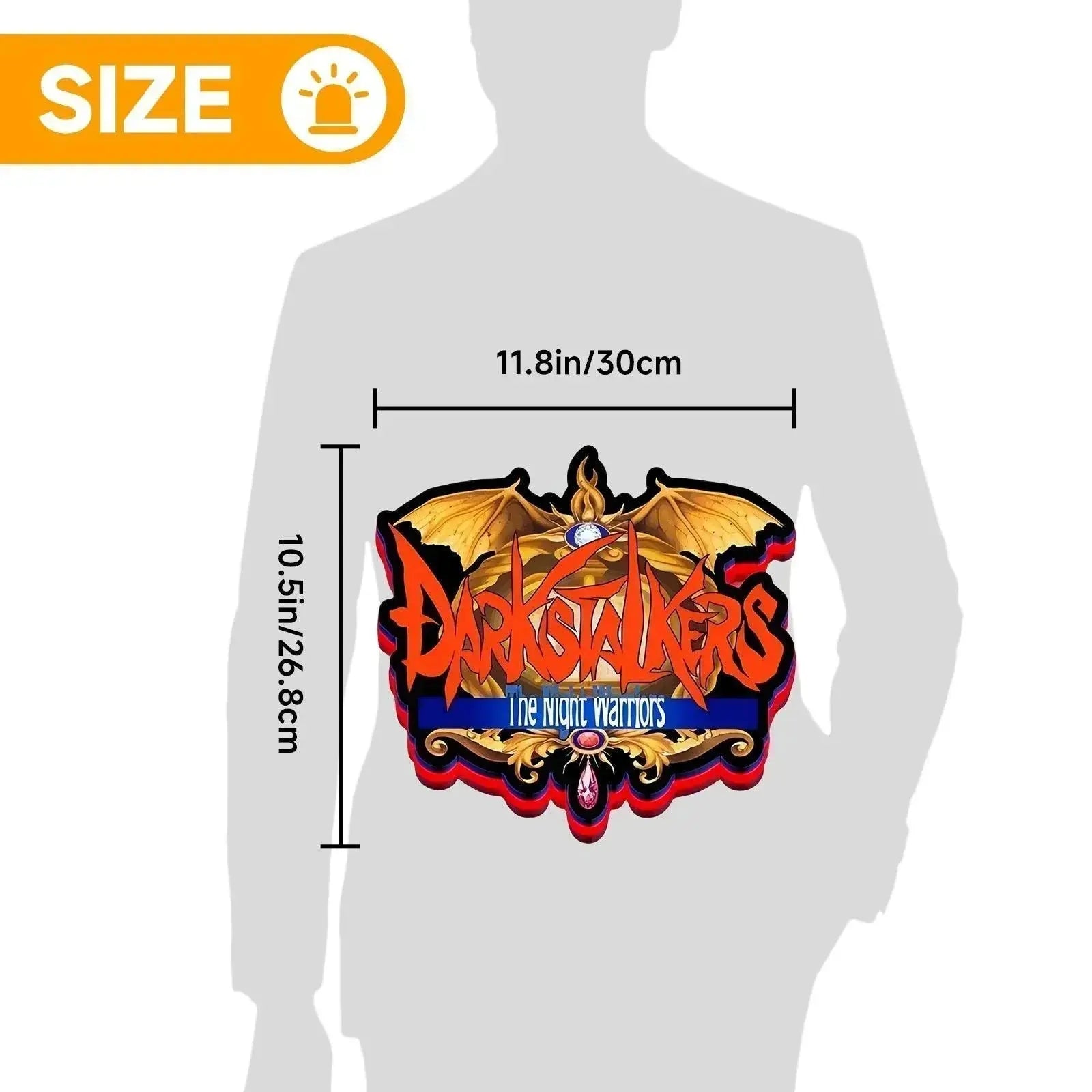 The Night Warriors Darkstalkers 3D Printed LED Lightbox FYLZGO Signs
